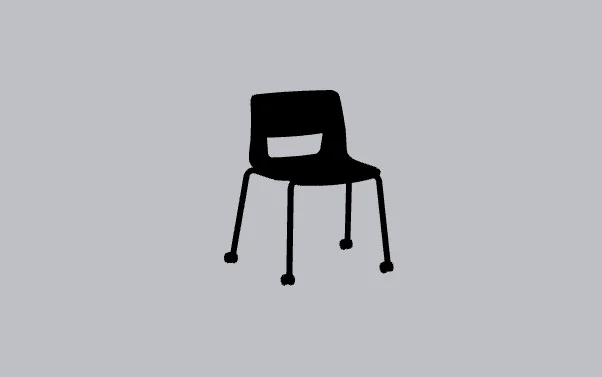 버튼 캐스터 블랙