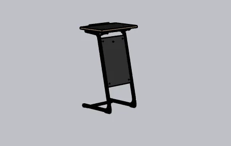 스탠딩데스크 강연대형 (북서포트,스틸패드)