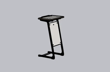스탠딩데스크 강연대형 (북서포트,스틸패드)