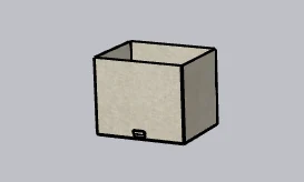 패브릭 수납박스 (2ea)