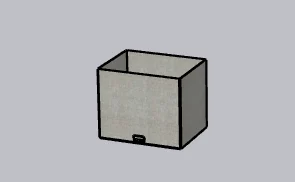 패브릭 수납박스 (2ea)